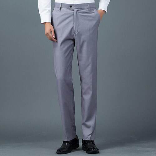 Mens Suit Pants For Work, Slim Fit Black Suit Pants, Busine