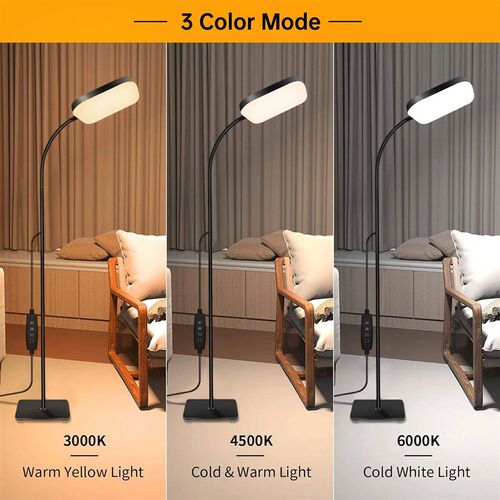 18W Floor Lamp with Touch Control Adjustable Brightness 360