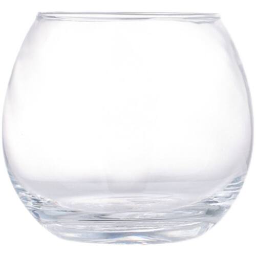 Clear drink glass, thin crystal glass, soda glass