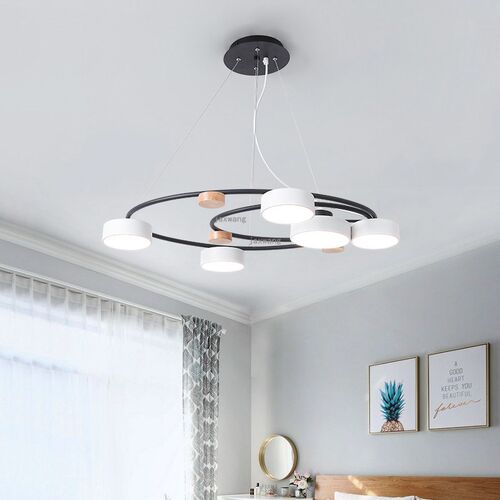 Modern Decor LED Solid Wood Pendant Lights Nordic Simple Han
