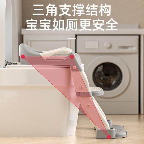 Adjustable 3-in-1 Toilet Stool for Babies and Toddlers, Suit