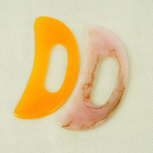 1Pc Guasha Board Resin Beeswax/Synthetic Resin Tool Scrpy ap