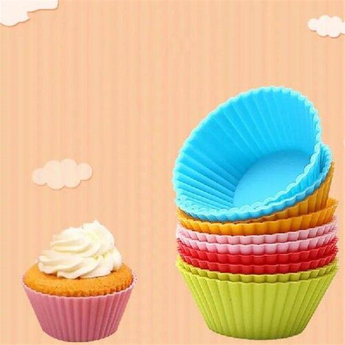 Round Silicone Cake Mold, Muffin Cupcake Baking Molds,