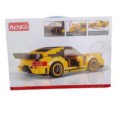 Childrens toy building block car boy assembly educational t