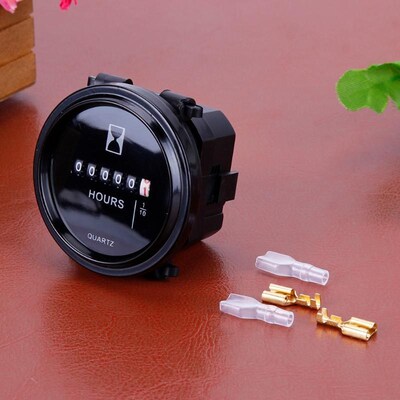 12/24/36v Digital Hour Meter Counter  Quartz Timer Hourmeter
