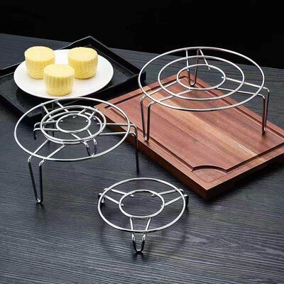 Stainless Steel Steaming Rack, Pot Mat, and Universal Tripod