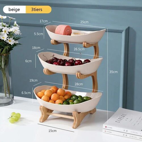 Table Plates Dinnerware Kitchen Fruit Bowl with Floors Parti