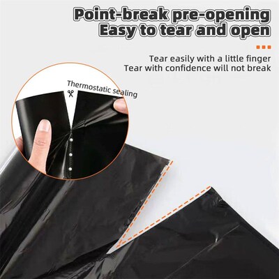 40-80PCS Garbage Bag Household Thickened Convenient Desktop