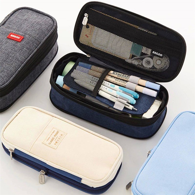 Creative pencil case Large Capacity Double Layers CPC Certif图片