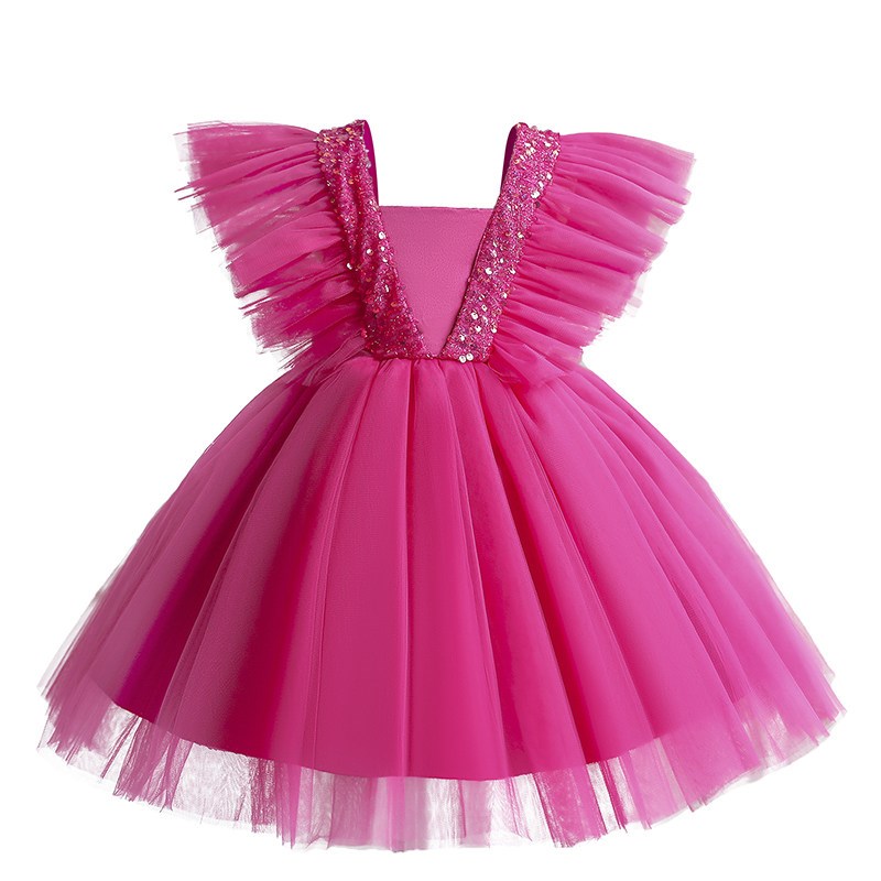 Wedding Birthday Dresses For Girls 3-8 Years Elegant Party S图片
