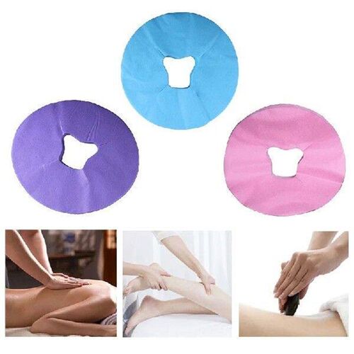 100Pcs Disposable Massage Table Sheets Headrest Pads Face