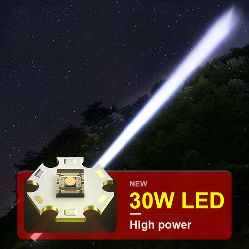 Most Powerful LED Flashlight USB Rechargeable Torch Light Hi