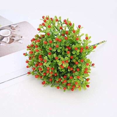 24cm Artificial Milan Flowers Bouquet For Party Wedding