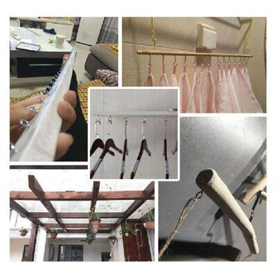 20 Pieces Stainless Steel Eye Screws Outdoor String Light