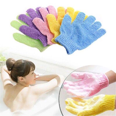 1Pc Bath Glove Exfoliating Wash Skin Spa Massage Shower