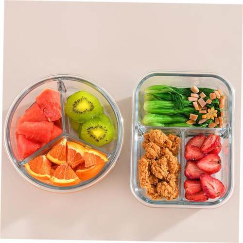 glass food storage container box for micro-wave oven