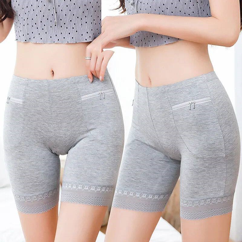 Plus Size Women Safety Short Pants Soft Boyshort Under Skirt图片