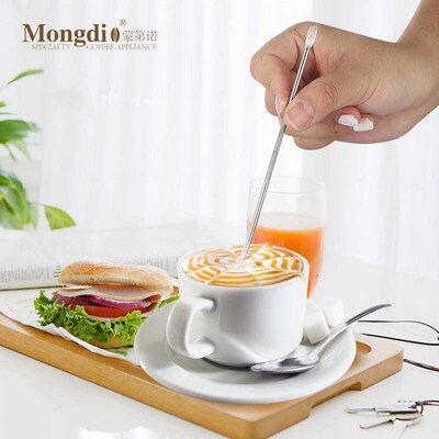 Coffee pull stitch stainless steel carved stick coffee hook