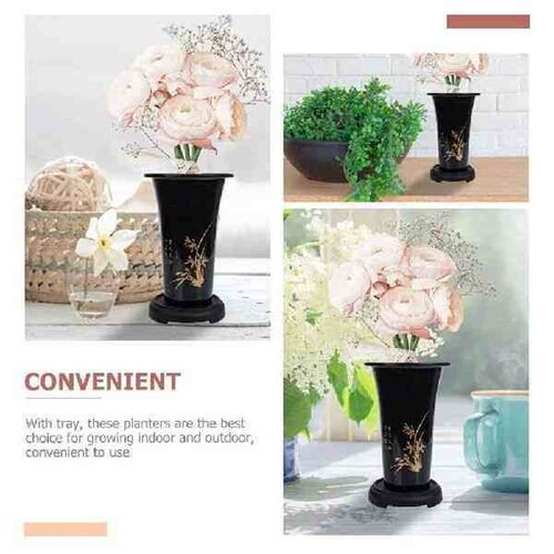 2 Sets Nursery Orchid Pot Plant Decor Pots for Plants