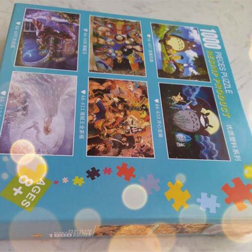 Difficult plastic puzzle 1000 pieces children puzzle adult s