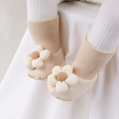 Newborn Baby Cotton Shoes Soft-soled Toddler Shoes Indoor No