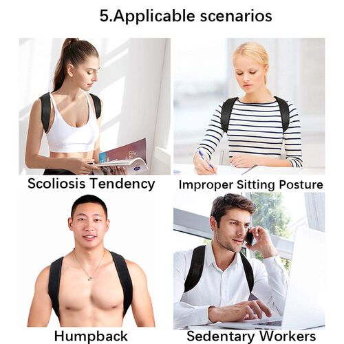 Adjustable Back Brace Support Invisible Shoulder Posture Cor