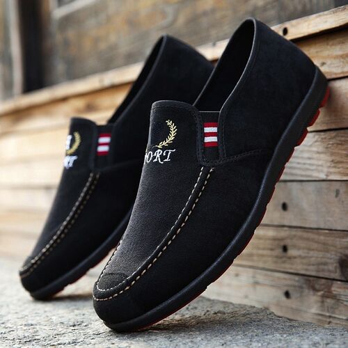 2023 Spring autumn Mens Casual Shoes Denim Flats Slip-On Dr