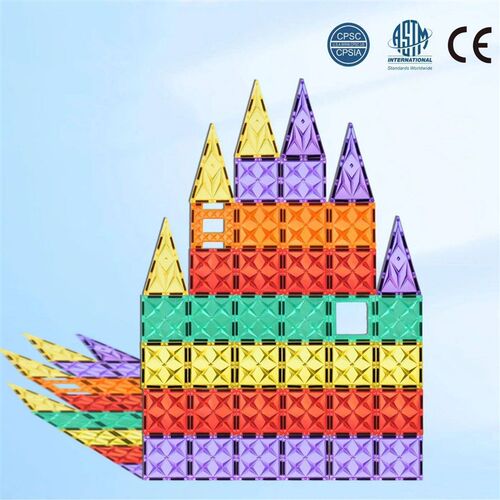 26pcs Big Size Magnetic Tiles Colorful DIY Educational Const