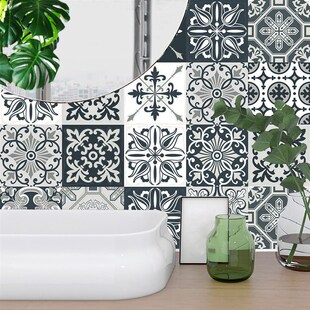 Portuguese Style Ceramic kitchen Tiles Abstract Pattern Wall