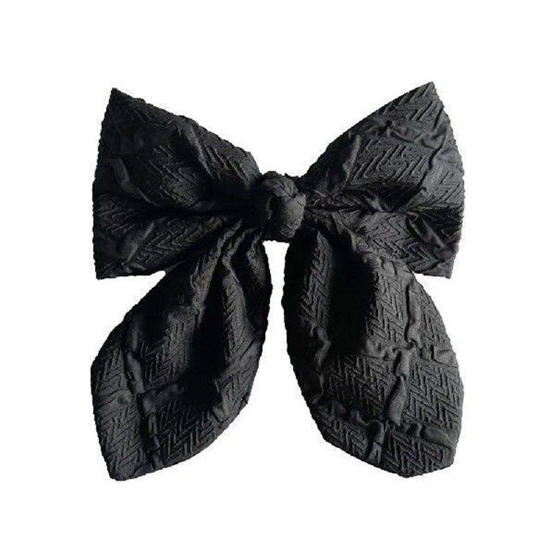 New Polyester Fibre Pleated Bow Handmade Elegant Dress