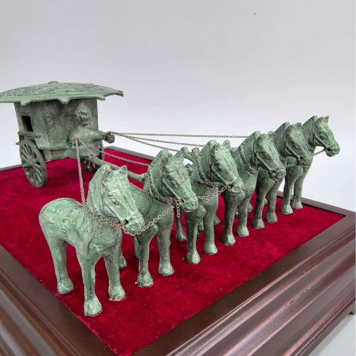 厂家天子驾六马车全铜摆件工艺收藏品仿古青铜工艺品家居摆件装饰,3C数码配件,其它配件,淘宝优惠券,粉丝福利购,淘宝优惠卷