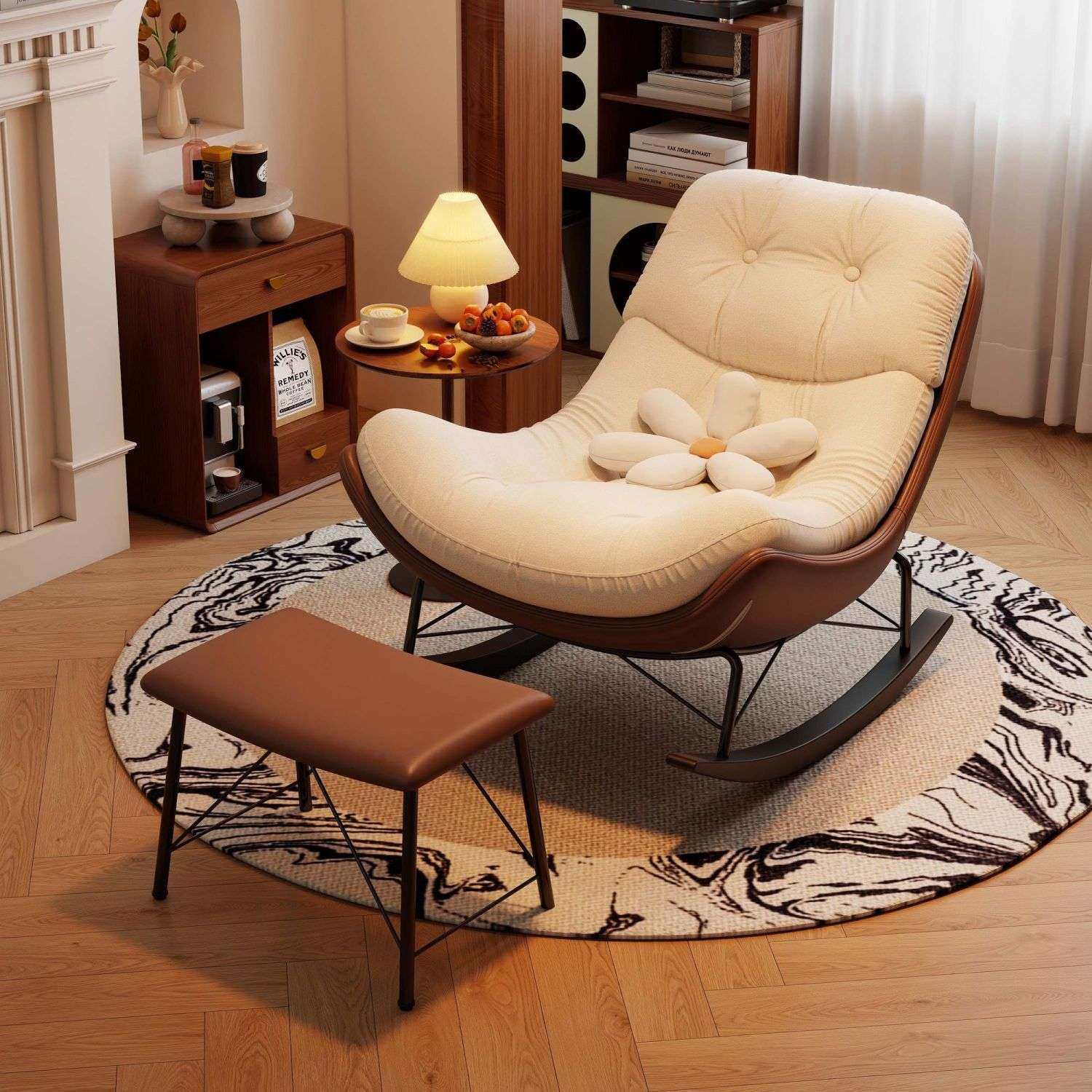 懒人沙发摇椅大人躺椅阳台家用休闲客厅椅轻奢设计师单人沙发椅子,3C数码配件,其它配件,淘宝优惠券,粉丝福利购,淘宝优惠卷