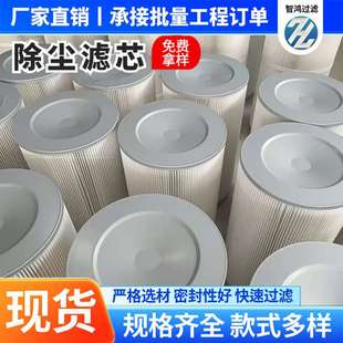 替代布袋除尘滤筒聚酯纤维除尘滤芯金属冶炼打磨除锈花板开孔滤芯