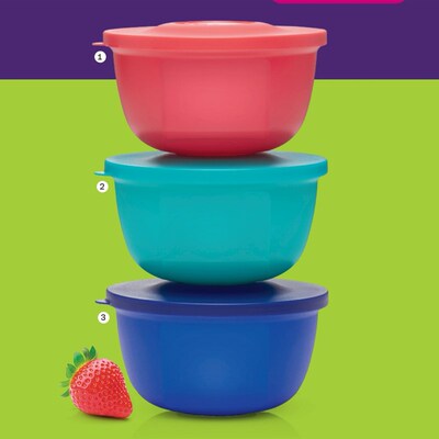 (海)400ml小萌保鲜盒 彩色