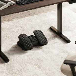 北弧办公室踩脚凳工位桌下脚踏板防翘二郎腿沙发搁脚放脚凳F50