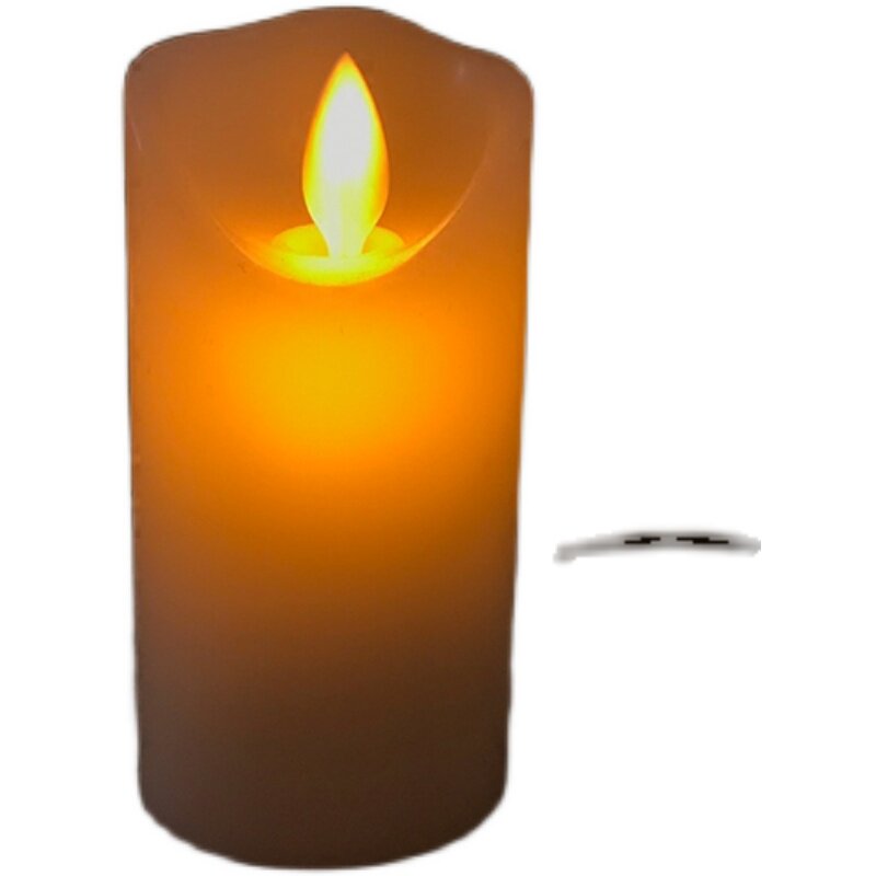 内置变压器led电子蜡烛灯220v装饰工程室内插电蜡烛灯