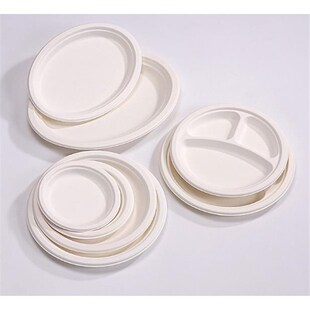 Strong Biode Super Extra Paper Plates Party Rigid Disposable