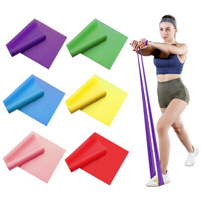 Yoga Pilates Resistance Band Long Training Stretch Bands for