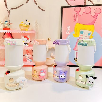 少女心卡通创意床头灯卧室手提灯台灯露营灯氛围灯充电led小夜灯