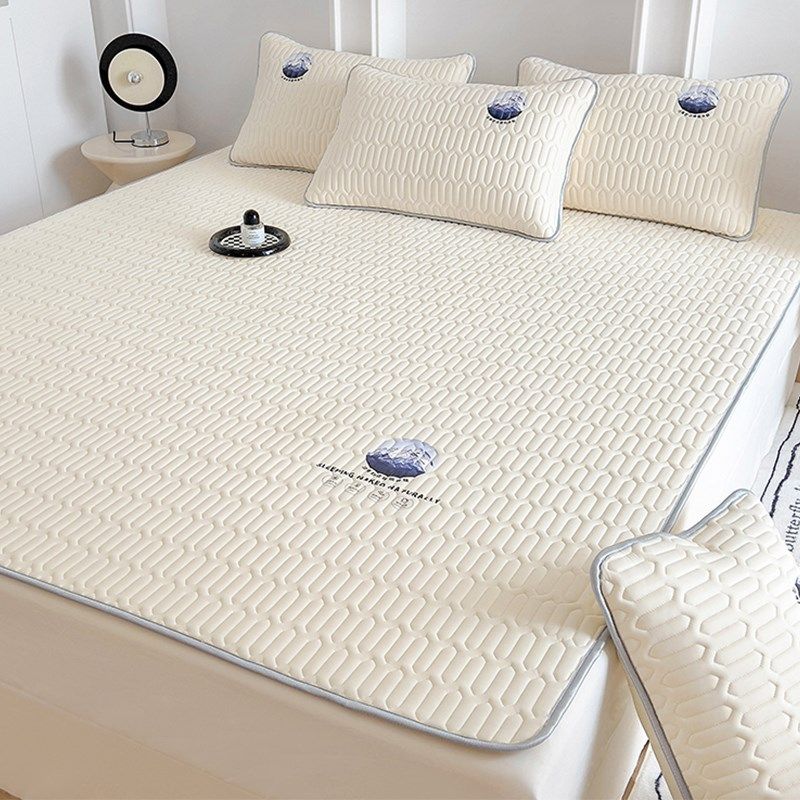 A类夏季冰丝乳胶凉席三件套学生宿舍软床垫单让人夏天席子空调席,床上用品,乳胶席,淘宝优惠券,粉丝福利购,淘宝优惠卷