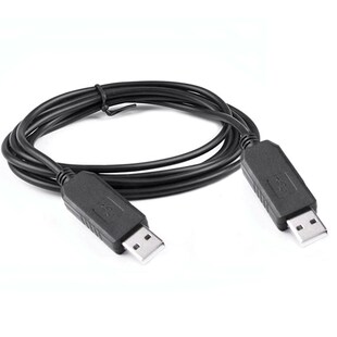 USB转串口转USB对拷线PUTTY超级终端Null Modem串口通讯线NMC2.5M