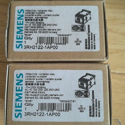 3RH2122-1AP00接触器式继电器新