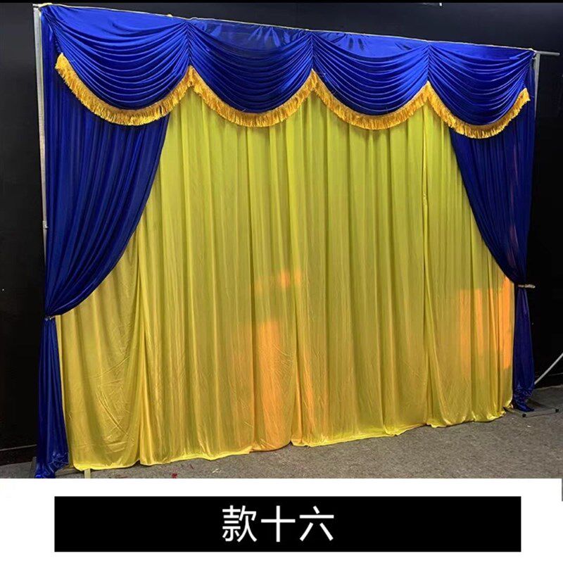 定制白事灵堂幕布黑白葬礼丧事布置背景墙灵棚装饰殡仪馆孝堂布幔