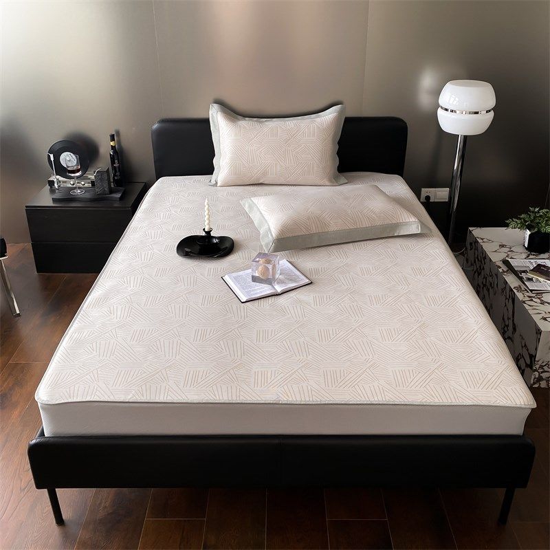 类抗菌凉感冰丝凉席 夏季新款空调软席子可水洗机洗床笠款三件,床上用品,冰丝席,淘宝优惠券,粉丝福利购,淘宝优惠卷