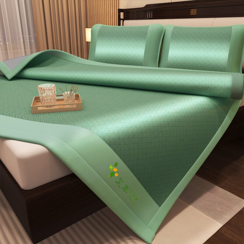 藤席凉席夏季面席子天然纯藤三件可折叠艾草高档夏天艾草席,床上用品,藤席,淘宝优惠券,粉丝福利购,淘宝优惠卷