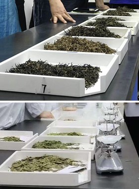 评茶盘审评盘木质国标准白色小大号样品盘评审用具茶叶SC茶具摇盘