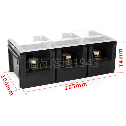 高品质TC-003 (铜件) 3位/00 大电流接线端子 接线排 柱连接器