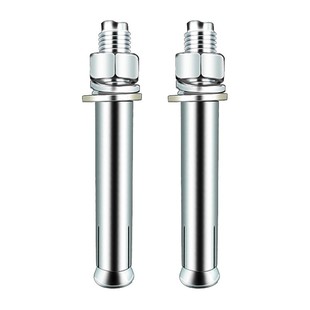 国标镀锌膨胀螺丝超长加长铁外膨胀螺栓胀管涨管胀丝MM8M10MM