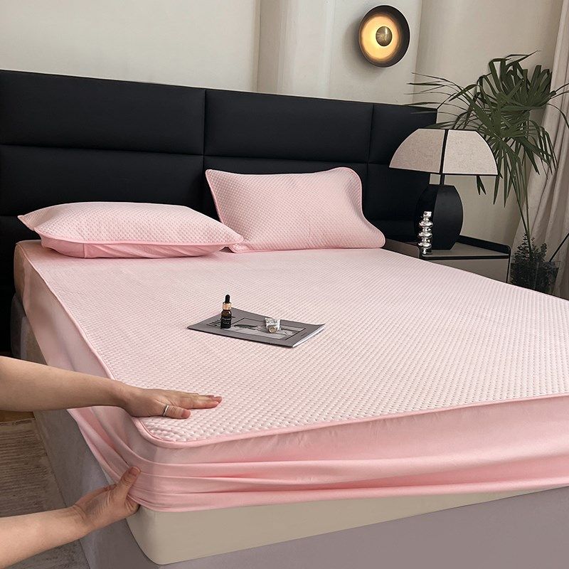 类云母冰丝凉席三件宿舍单人床笠可机洗夏季家用空调软席床罩,床上用品,冰丝席,淘宝优惠券,粉丝福利购,淘宝优惠卷