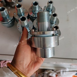 不锈钢夹层锅DN20六分万向节铜DN蒸汽旋转头煮锅配件30度接头